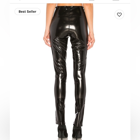 NWT Blank NYC black split leg patent legging size 26 - Picture 4 of 8